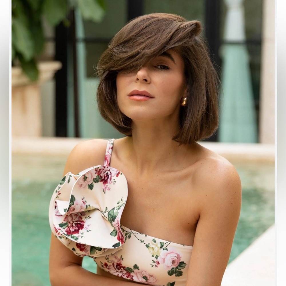 NWT Antonio Melani x The Style Bungalow Miraflores Floral Top & Bottom Swim - Picture 6 of 16